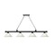 Z-Lite Cordon 4 Light Billiard, Matte Black & White Linen 2306-4MB-AWL14 - alternate 7